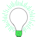 download Lightbulb 2 clipart image with 90 hue color