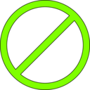download Do Not clipart image with 90 hue color