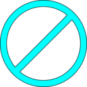 download Do Not clipart image with 180 hue color