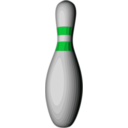 download Bowling Pin clipart image with 135 hue color