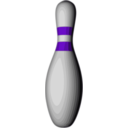 download Bowling Pin clipart image with 270 hue color