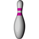 download Bowling Pin clipart image with 315 hue color