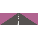 download Road With Landscape clipart image with 225 hue color