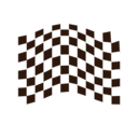 download Chequered Flag Icon 2 clipart image with 180 hue color