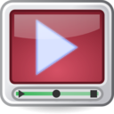 download Tango Styled Video Player Icon clipart image with 135 hue color