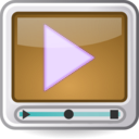 download Tango Styled Video Player Icon clipart image with 180 hue color