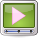 download Tango Styled Video Player Icon clipart image with 225 hue color