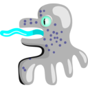 download Creature clipart image with 180 hue color