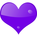 download Heart Shine clipart image with 270 hue color