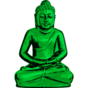 download Golden Buddha clipart image with 90 hue color