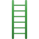 download Ladder Flat clipart image with 90 hue color