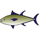 download Thunfish clipart image with 180 hue color