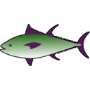 download Thunfish clipart image with 225 hue color