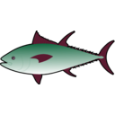 download Thunfish clipart image with 270 hue color