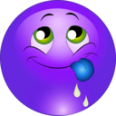 download Delicious Smiley Emoticon clipart image with 225 hue color