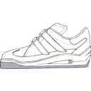download Gym Shoe clipart image with 45 hue color