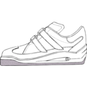 download Gym Shoe clipart image with 90 hue color