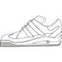download Gym Shoe clipart image with 180 hue color