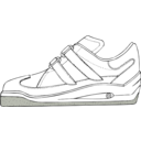 download Gym Shoe clipart image with 225 hue color