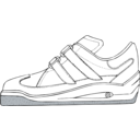 download Gym Shoe clipart image with 0 hue color