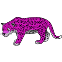download Jaguar clipart image with 270 hue color