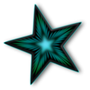 download Dark Star clipart image with 135 hue color