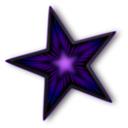 download Dark Star clipart image with 225 hue color