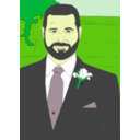 download Groom clipart image with 45 hue color