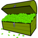download Treasure clipart image with 45 hue color