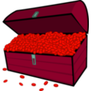 download Treasure clipart image with 315 hue color