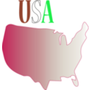 download Usa clipart image with 135 hue color