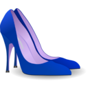 download High Heels clipart image with 225 hue color