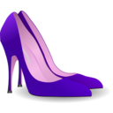 download High Heels clipart image with 270 hue color