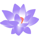 download Lotus Blossom clipart image with 315 hue color