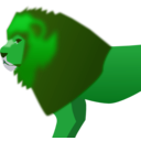 download Lion clipart image with 90 hue color