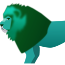 download Lion clipart image with 135 hue color