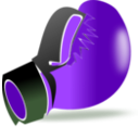 download Boxing Glove clipart image with 270 hue color