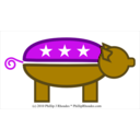 download Gop Pig clipart image with 45 hue color