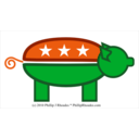 download Gop Pig clipart image with 135 hue color