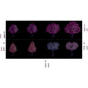 download Isometric Tree clipart image with 225 hue color