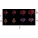 download Isometric Tree clipart image with 270 hue color