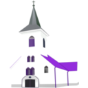download Church clipart image with 270 hue color