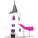 download Church clipart image with 315 hue color