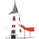 download Church clipart image with 0 hue color