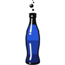 download Bottle With Soda clipart image with 225 hue color