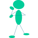 download Blueman 107 clipart image with 315 hue color