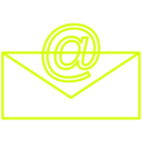 download Email Rectangle 8 clipart image with 225 hue color
