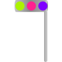 download Japanese Traffic Signal clipart image with 270 hue color