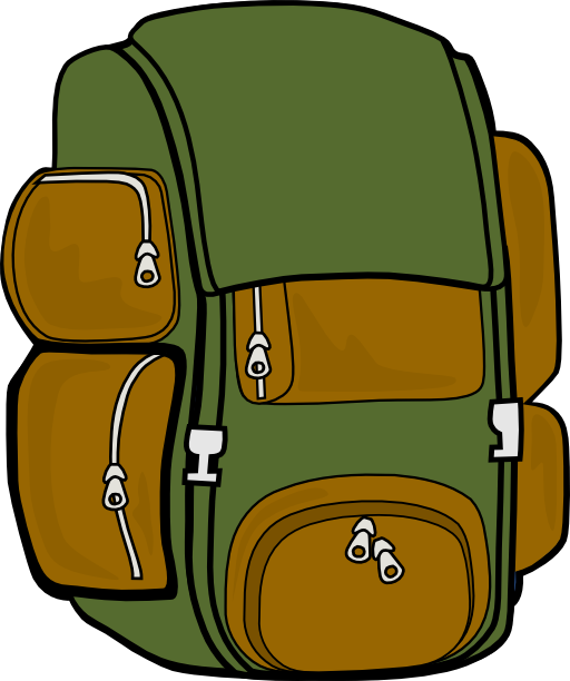 Backpack Green Brown