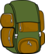 Backpack Green Brown